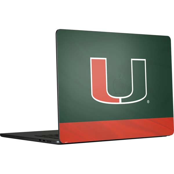 Miami Hurricanes 2-Sided U/Sebastian Logos Slim Can Cooler - Orange/Green