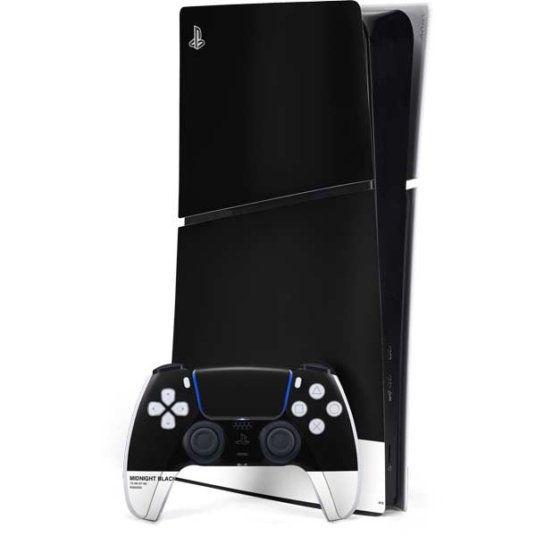 Midnight Black PS5 Slim Digital Edition Bundle Skin