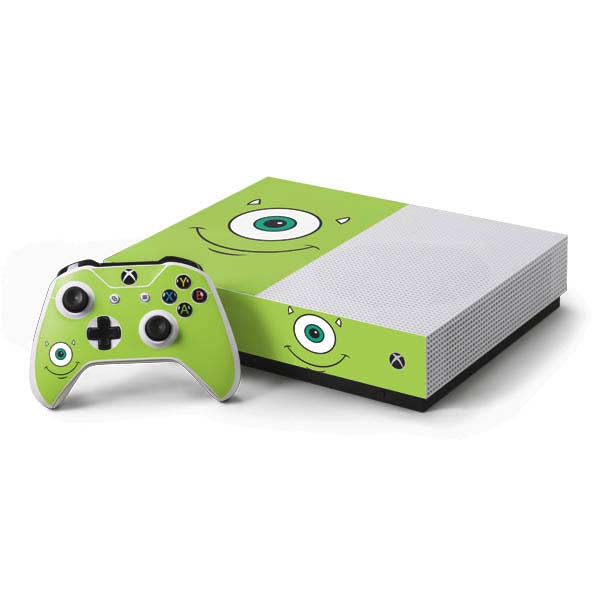 Disney Monsters Inc. Mike s Face Xbox One S All Digital Edition Bundle Skin