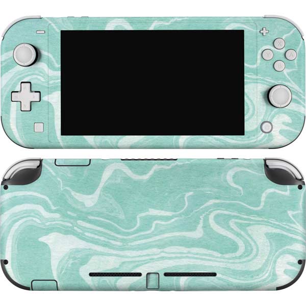 Mint Marbling Ps5 Controller Skin