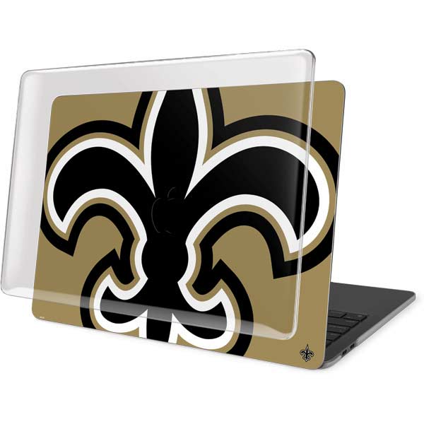 New Orleans Saints Large Logo Clear Cases for MacBook Pro 13 - Skinit