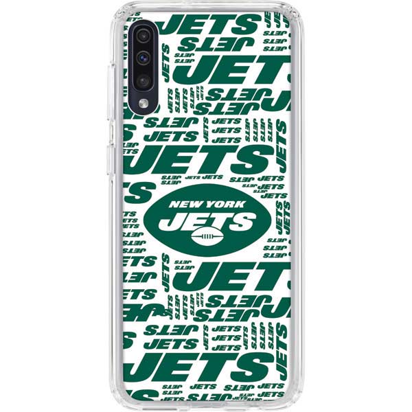 New York Jets White Blast Samsung Galaxy Clear Case