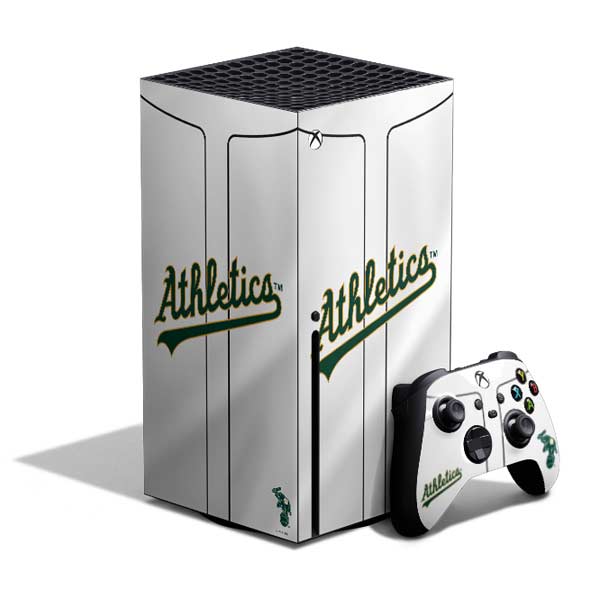 Xbox Series X Skins  MLB Oakland Athletics Home Jersey Design – Skinit