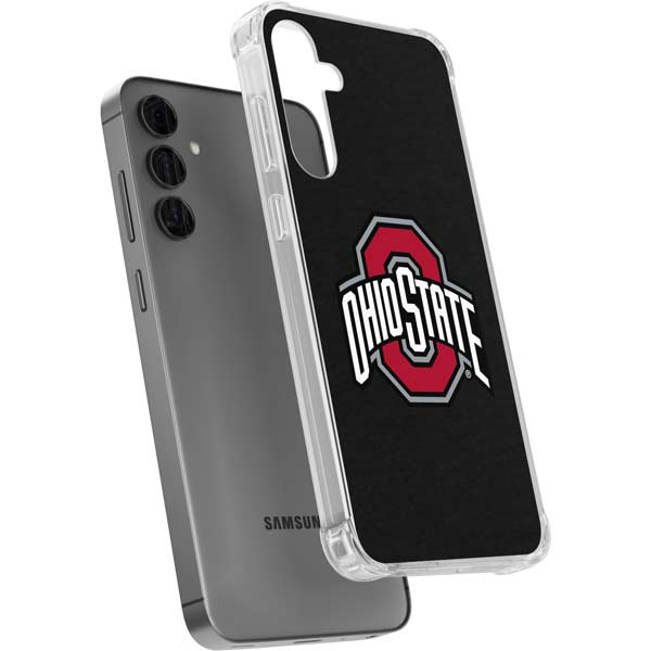 Ohio State University OSU Buckeyes Black Galaxy S24 Plus Clear Case ...