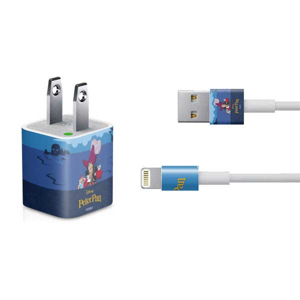 Disney Peter Pan Captain Hook and Smee iPhone Charger (5W USB) Skin