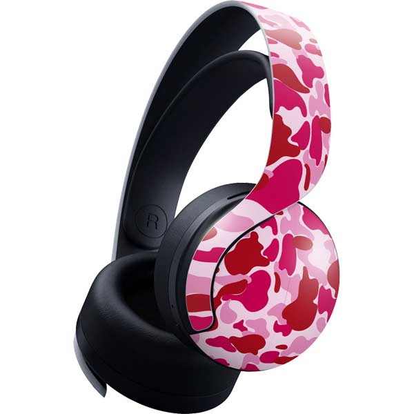 Pink discount camo headset