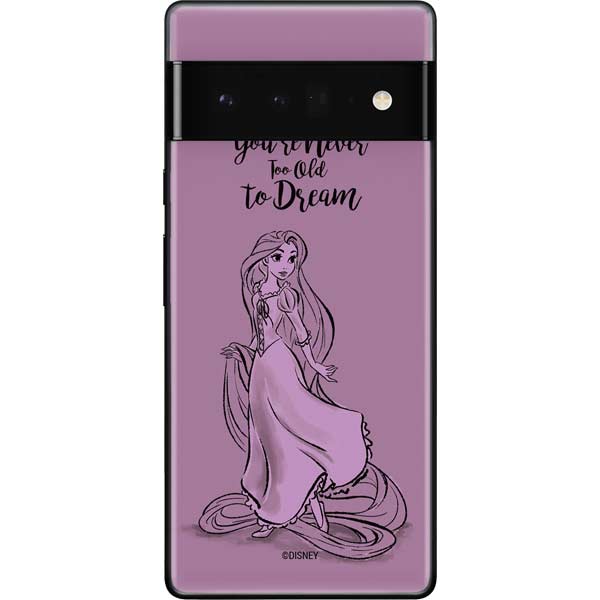 Disney Princess Rapunzel Never Too Old To Dream Art Google Pixel 6 Pro Skin