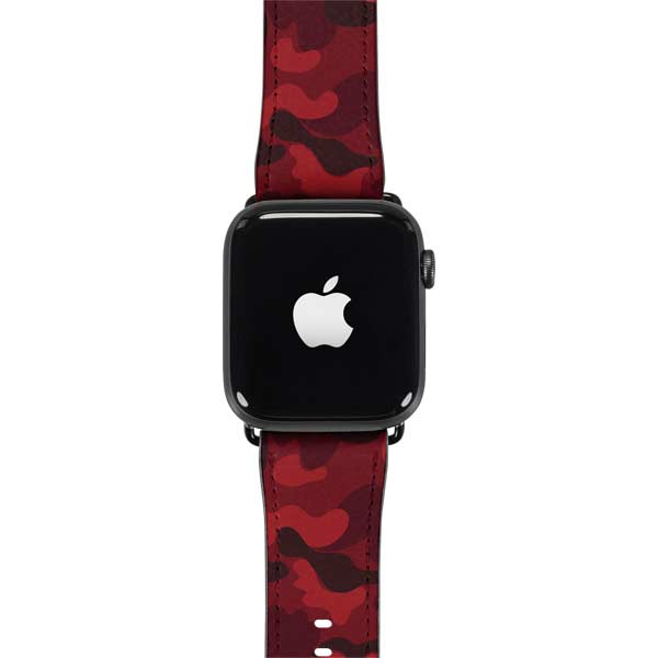 Red camo apple watch band new arrivals