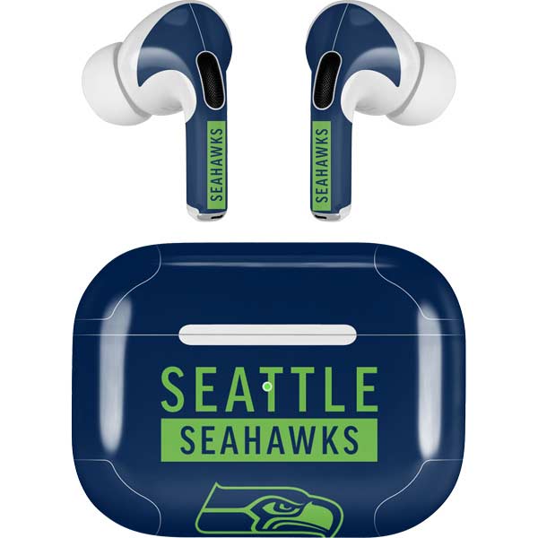 Seattle Seahawks Blue Performance Series Apple AirPods Skin NFL