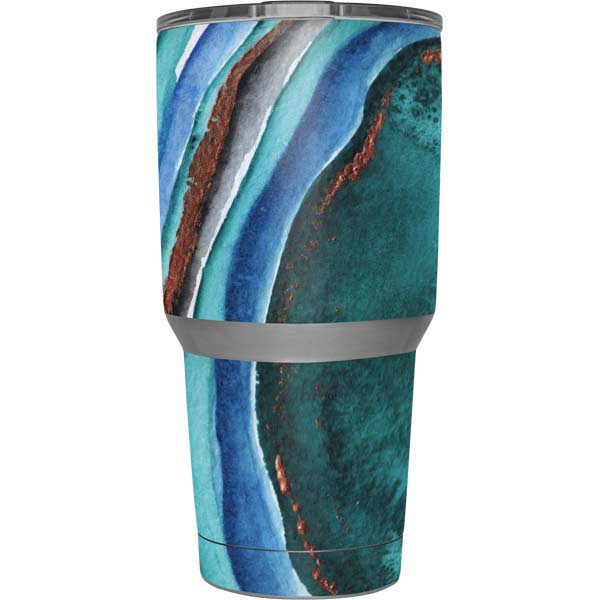 Skin Decal Wrap for Yeti Tumbler Rambler 30 oz Solids Collection Navy Blue  ( 30oz TUMBLER NOT INCLUDED ) 