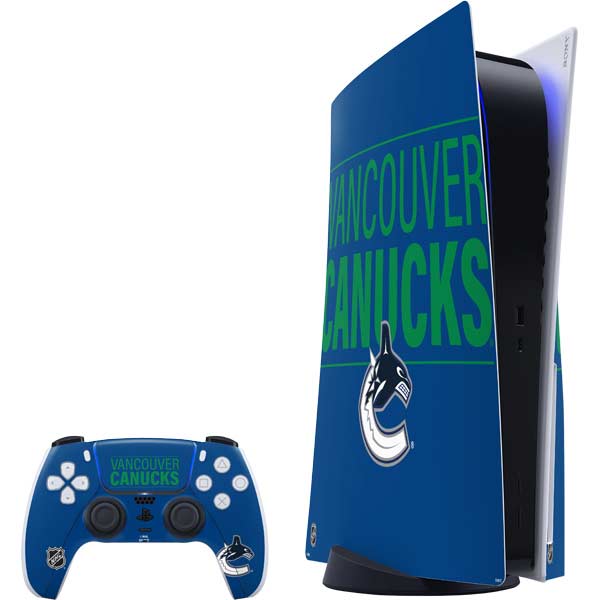  Skinit Decal Gaming Skin Compatible with PS5 Console and  Controller - Officially Licensed NHL Vancouver Canucks Jersey Design :  Video Games
