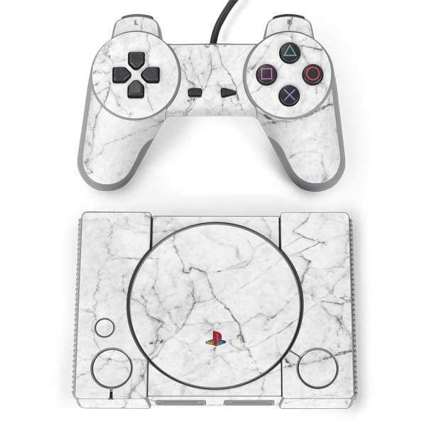 Black and Gold Split Marble Sony PlayStation Skin – Skinit