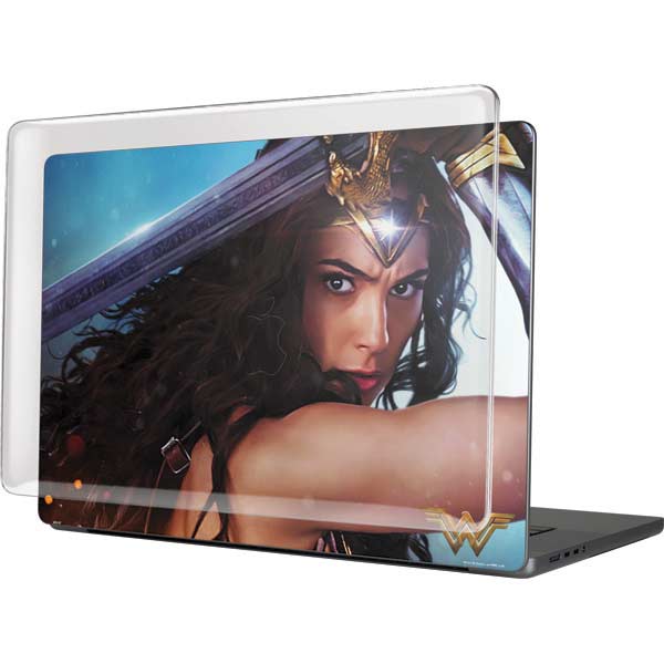 DC Comics Wonder Woman Battle Ready Poster MacBook Pro 16in (2021-23) Case  plus Skin